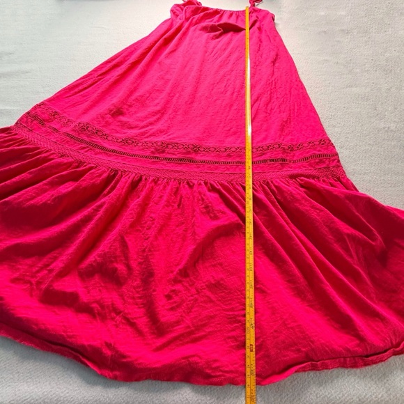 Anthropologie Tiered Maxi Dress Sundress Women’s Sm Saturday Sunday Trudie Pink - Picture 7 of 12